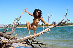 aria-bluesky over water video