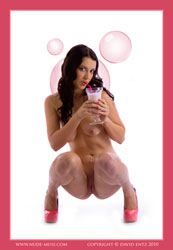 maddy pink milkshake pinup