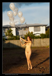 anoush white balloons