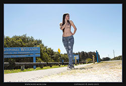 angela topless video