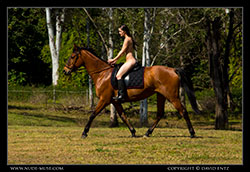 angela nude horse riding video